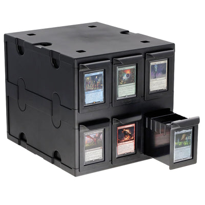 BCW 6 Drawer Card Catalog | Black or White