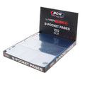 BCW LaserWeld 9-Pocket Pages Side-Load - 10x 100 Count Bundle (1000ct)