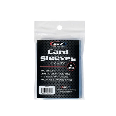 BCW Standard Card Sleeves - 2x 500 Packs (1000 Sleeves)
