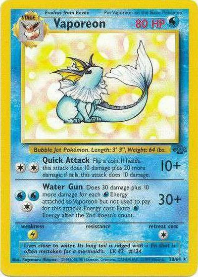 Vaporeon (28) [JU - 28/64]