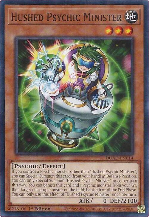 Hushed Psychic Minister [DUAD - DUAD-EN014]