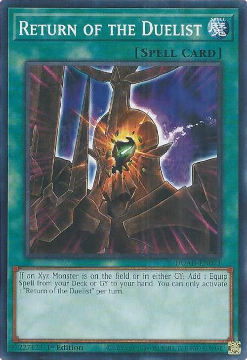 Return of the Duelist (card) [DUAD - DUAD-EN071]