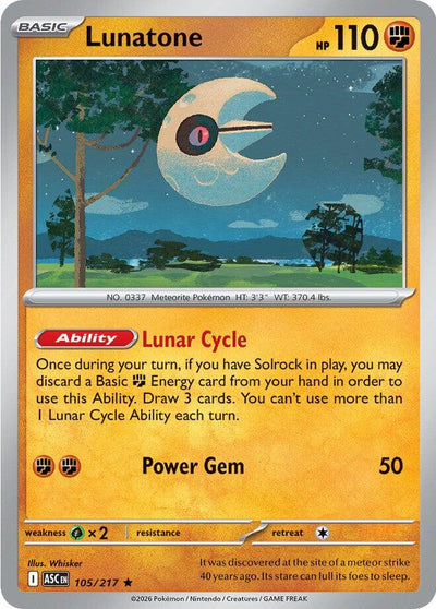 Lunatone [ASC - 105/217]