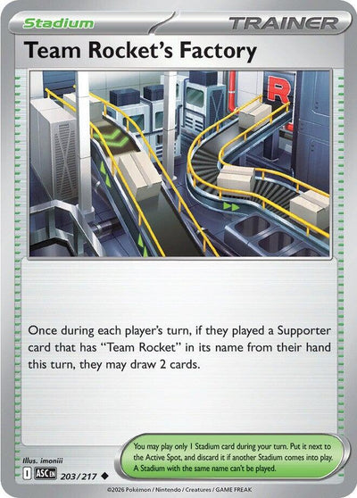 Team Rocket's Factory [ASC - 203/217]