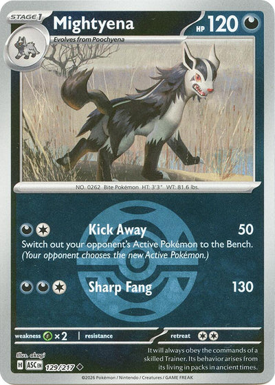 Mightyena - 129/217 (Dusk Ball) [ASC - 129/217]
