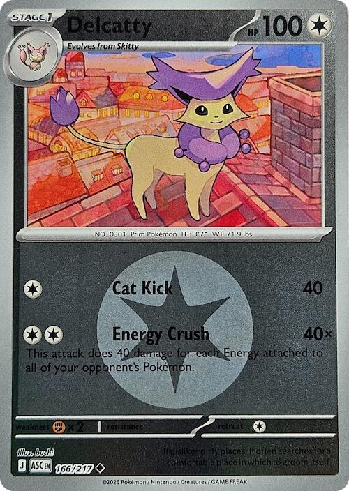 Delcatty (Energy Symbol Pattern) [ASC - 166/217]