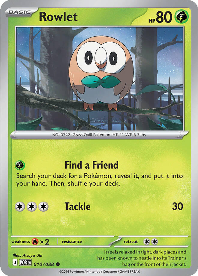 Rowlet - 010/088 [POR - 010/088]