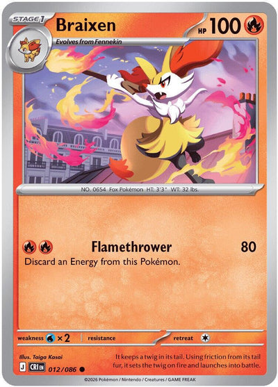 Braixen [CRI - 012/086]