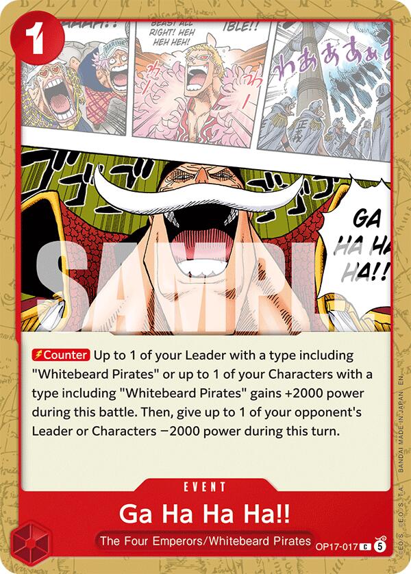 Ga Ha Ha Ha!! [OP17 - OP17-017]