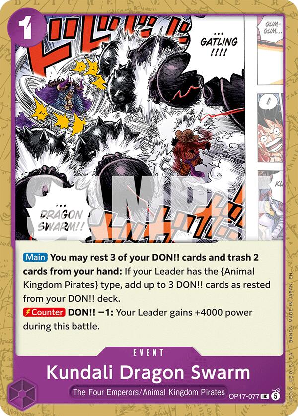 Kundali Dragon Swarm [OP17 - OP17-077]