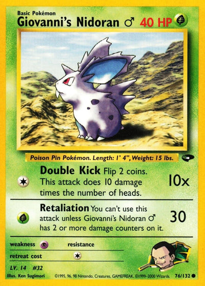 Giovanni's Nidoran M [G2 - 076/132]
