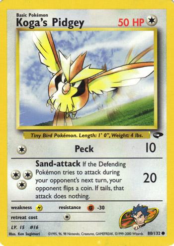 Koga's Pidgey (80) [G2 - 080/132]