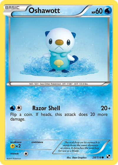 Oshawott (28) [BLW - 28/114]