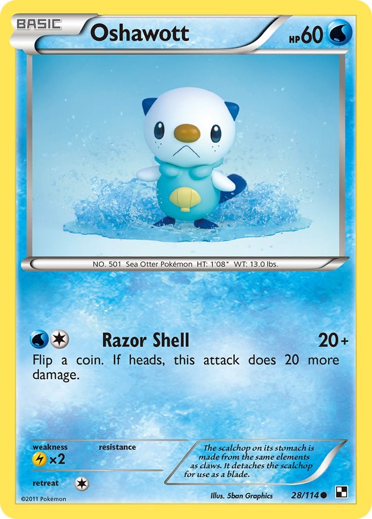 Oshawott (28) [BLW - 28/114]
