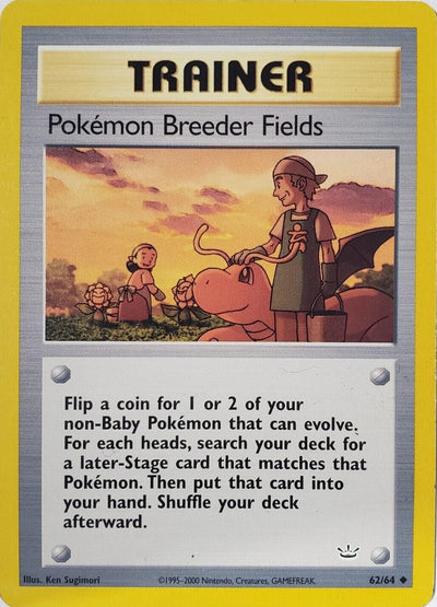 Pokemon Breeder Fields [N3 - 62/64]