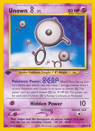 Unown [B] [N3 - 39/64]