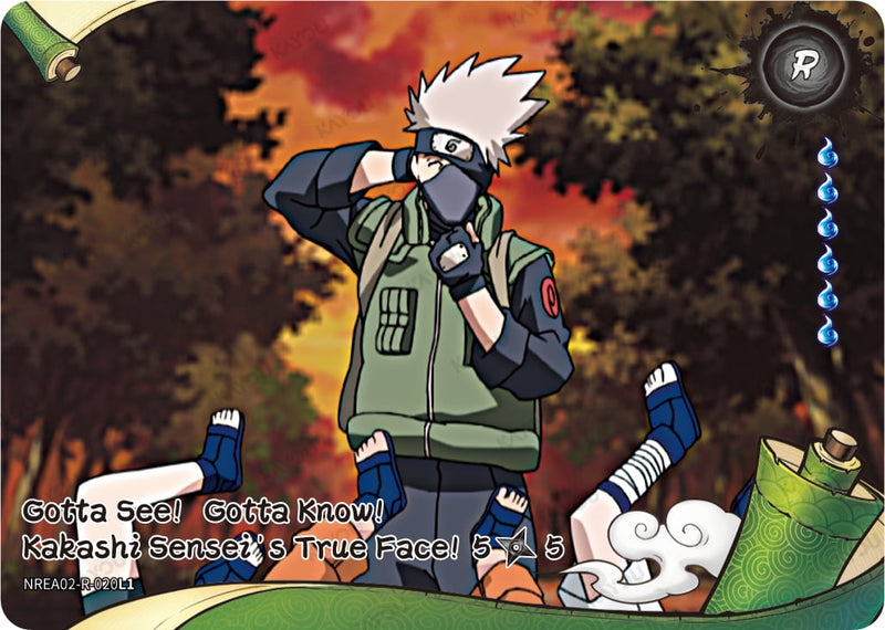 Gotta See! Gotta Know! Kakashi Sensei’s True Face! 5/5 [NREA02 - NREA02-R-020L1]
