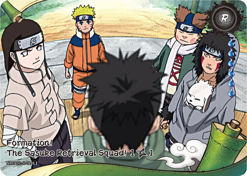 Formation! The Sasuke Retrieval Squad! 1/1 [NREA02 - NREA02-R-024L1]