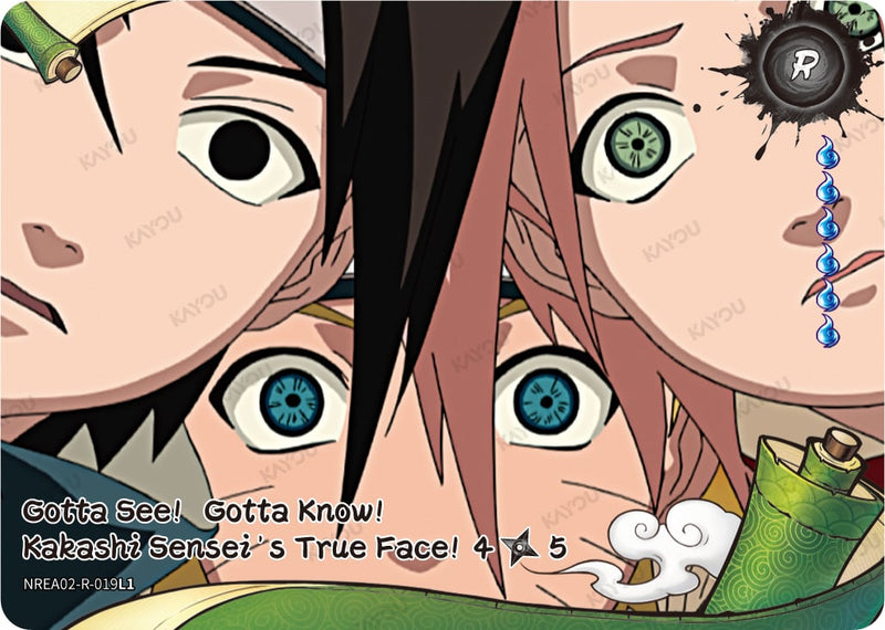 Gotta See! Gotta Know! Kakashi Sensei’s True Face! 4/5 [NREA02 - NREA02-R-019L1]