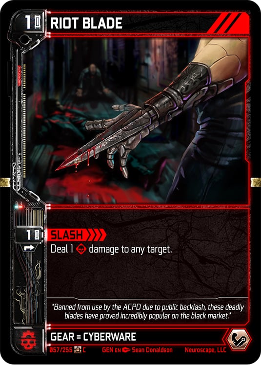 Riot Blade [GEN - GEN-057]