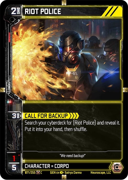 Riot Police [GEN - GEN-071]