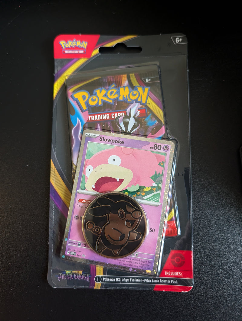 Pokémon TCG: Mega Evolution Pitch Black – Slowpoke Promo Blister Pack