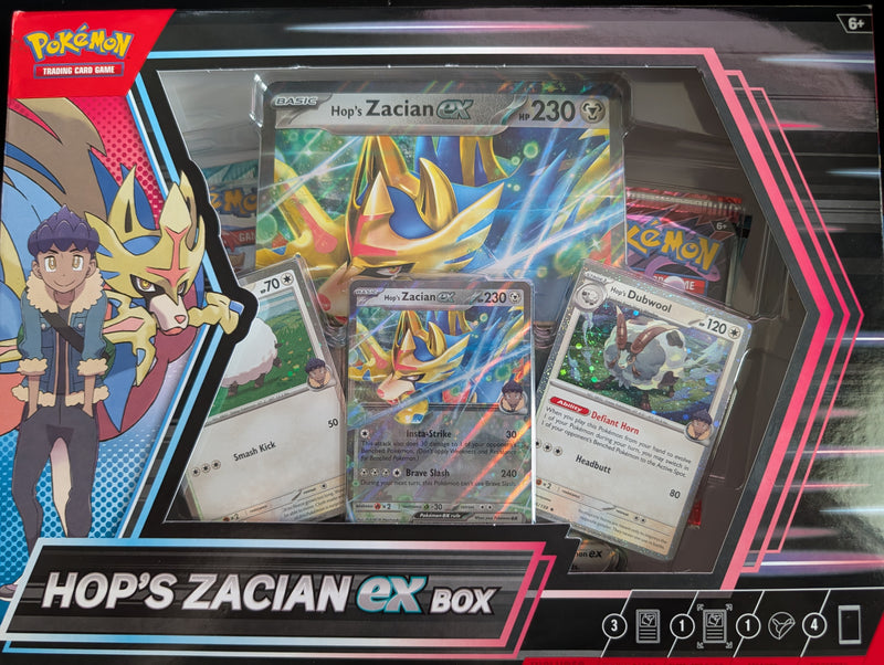 Pokémon TCG: Hop's Zacian ex Box